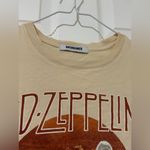 Daydreamer New  Led Zeppelin Tour 1975 Boyfriend Tee in Sand sz Small Photo 2