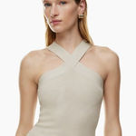Babaton Aritzia Sculpt Knit Criss Cross Tank Size Medium Photo 0
