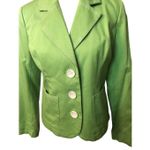 Charter Club Career wear lime green textured blazer size 8 Photo 1
