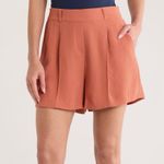 Spanx NWT Carefree Crepe Shorts Sedona Size S Photo 0