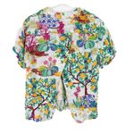 Anthropologie NWT  Maeve Classic Surf Shirt Linen Blend Lemons Size Small S NEW Photo 9