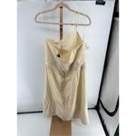 Banana Republic Dress Women Ivory Midi Button Front Size 18 Old Money Yacht Photo 6