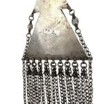 Antique Yemen Ethnic Amulet Triangle Pendant Silver Photo 9