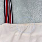 Forever 21 White Striped-Trim Bodysuit Photo 3