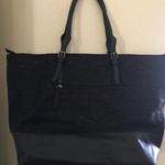 Faux Suede Tote Black Photo 1