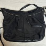Coach Black Leather Hobo Bag with detachable crossbody strap Photo 12