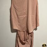 Uniq NWT pink zip half pantsuit Photo 4