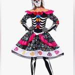 Dio Los Muertos S Dress Costume Spooktacular Pink Photo 1