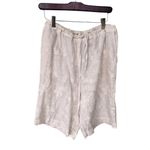 CP Shades tonal floral embroidery blouse shorts set in natural size Large Photo 2