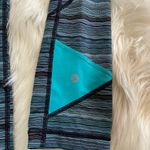 Lululemon Pace Rival Crop Space Dye Twist Turquoise Blue Legging Pocket Photo 10