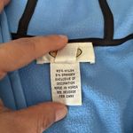 Talbots  Full Zip‎ Comfort Hoodie Jacket Athletic Track Blue Black Trim S Photo 4