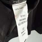 Eloquii Blouse Size 22 NWT Satin Drape Neck Black Plus Curvy Cocktail Office Top Photo 13