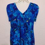 Vintage 60s/70s Hawaiian dress Barkcloth Dress scarf wrap Waltah Clarke Honolulu Size M Photo 3