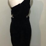 City Triangles NWT One Shoulder Asymmetrical Black Dress Cutout Photo 2