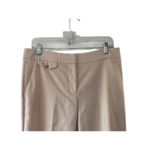 Ann Taylor LOFT Pink & White Check Print Cropped Pants Women's Size 6 Photo 1