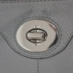 Coach F16529 Penelope Turnlock Silver Leather Satchel Photo 12