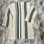 Vintage 1960 1970 Sears Acrylic Sweater Tunic Mini Dress Boat Neck Flair Sleeve Green Size 34 Photo 2