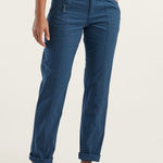 Title Nine  Women's Big B Navy Blue Utility Pants Straight Leg Lightweight Size 2 Photo 0