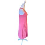 Athleta  Racerback Knit Sundress Built in Bra Womens Size Medium In Coral Pink Photo 2
