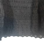 Nanette Lepore  Black Lace Crochet Formal Stylish Mini Skirt Women Sz 8 Photo 2