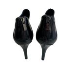 Isola  Black Pebble Leather Heels Booties Ankle Boots Size 7 Photo 5