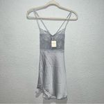 Free People  Ready Now Cross Back Lace Mini Slip Dress Photo 4