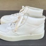 American Eagle AEO White High Top Platform Sneakers Size 8 Photo 0