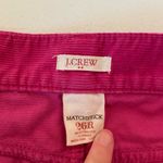 J.Crew EUC  women’s‎ Matchstick hot pink soft corduroy pants size 26R Photo 5