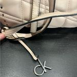 Calvin Klein Pink Beige Blush Shoulder Bag Purse Quilted Tote Photo 7