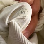 Lululemon  Dance Studio Jacket III Womens 10 White Hooded Full Zip Reversible Photo 7