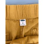 Old Navy  mustard yellow linen blend Pants wide leg size XL tall some wear Photo 3