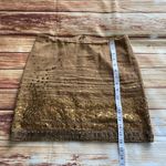 Jennifer Lopez Women’s Gold Sequin Pencil Skirt Lined Zipper Back Closure Size 4 Photo 7