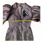 NEW Rotate Birger Christensen Fonda Metallic Puff Photo 13