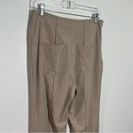 New Lattelier High Waisted Flare Leg Pants With Side Ankle Slit Center Seam XL Photo 6