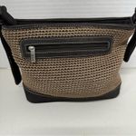 The Sak  Brown Tan Crochet Crossbody Handbag Boho Classic Festival Casual Photo 4