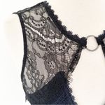 Free People Don’t You Dare Lace Black Navy Lace Shift Dress | XS Photo 49