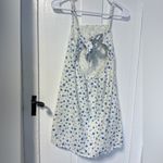 American Eagle  Floral tie back mini linen blend dress size XS Photo 4