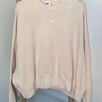 Cream centered Nike symbol Crewneck Sweatshirt XL Photo 0