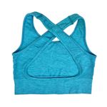 Alphalete Vault Sports Bra Cayman Turquoise Blue Cross Back Size Small Photo 0