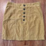 Billabong  Mustard Corduroy Skirt Photo 0