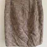 Brooks Brothers  Textured Brown Pencil Wrap  Skirt Photo 4