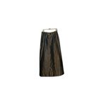 Liz Claiborne Night Silver Onyx black Taffeta Formal Maxi Skirt special event Photo 1