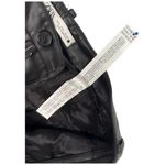 ZARA New  Womens Size Large Faux Leather Pants Slash Pockets Mid Rise Black Photo 8