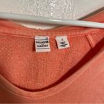 Melrose and Market Hoodie Coral Pink Orange Scoop Neck Terry Cloth S Photo 9