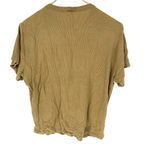 SKIMS  Cotton Ribbed Tee Shirt Short Sleeve Green Women's Size 3XL Photo 1