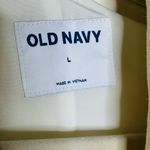 Old Navy  Double Breasted Linen Blend Suit Blazer Shoulder Padding Relaxed Large Photo 10