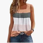 🦋 Striped Sleeveless Top Photo 4