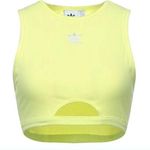 Adidas  Adicolor Essentials Rib Tank Top Pulse Yellow size 8 Photo 0