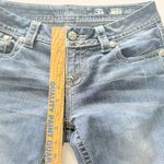 Miss Me Signature Straight Jeans Embellished Low Rise Stretch Rhinestone Sz 28 Photo 6