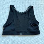 Victoria's Secret  VSX Sports Bra S Black Mesh Inserts Wireless Unlined Athleisure Photo 4